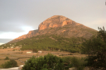 The Montgo Mountain that shelter Javea