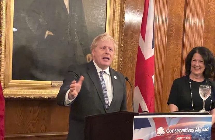 Boris Johnson with Conservatives Abroad 1