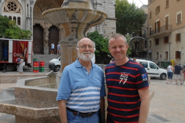 Gay Niblett and Mike Todd meet in Mallorca